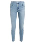 J Brand Mid Rise Stripe Jeans Blue Denim/white 24