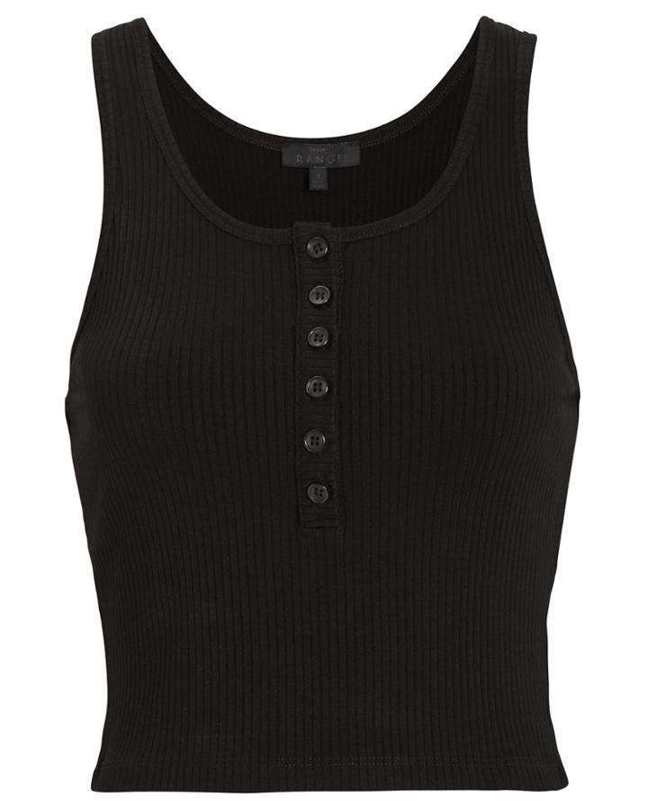 The Range Alloy Tank Top Black P