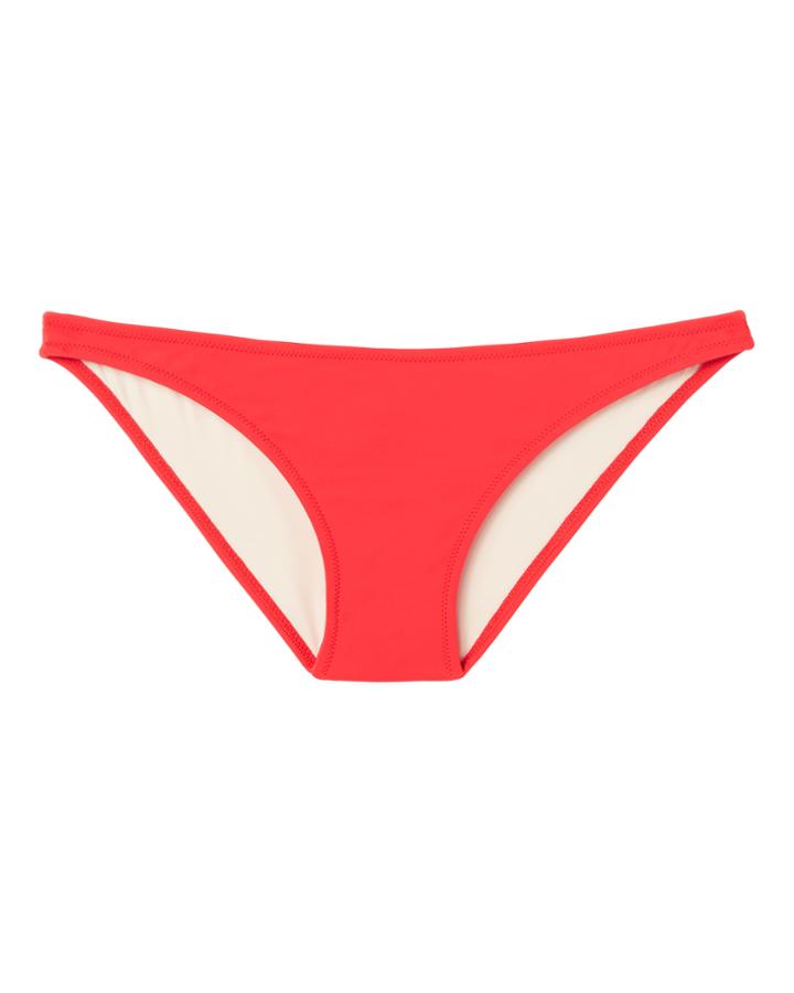 Solid & Striped Wendy Red Bikini Bottom Red P