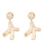 Valet Studio Abigail Earrings Orange/white/print 1size