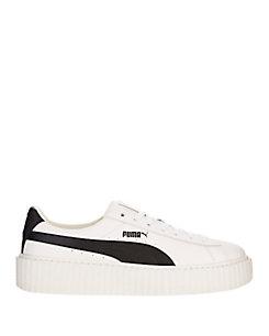 Puma X Fenty By Rihanna Creeper White Leather Sneakers