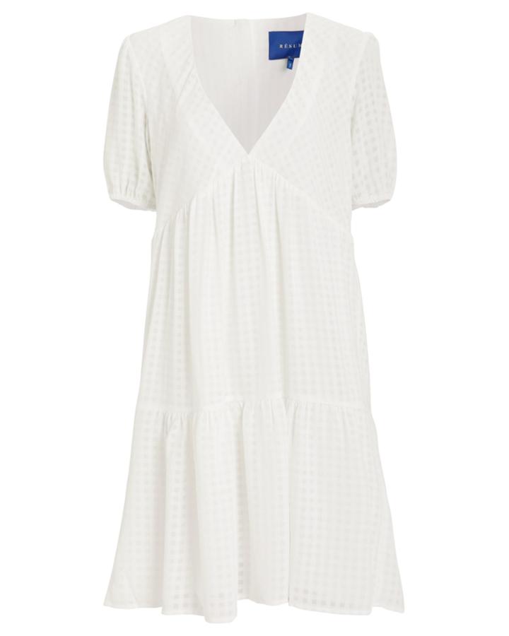 Resume Rsum Nia Checked Dress White 36