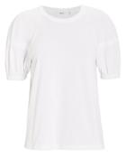 Alc A.l.c. Lou Lantern Sleeve T-shirt White P