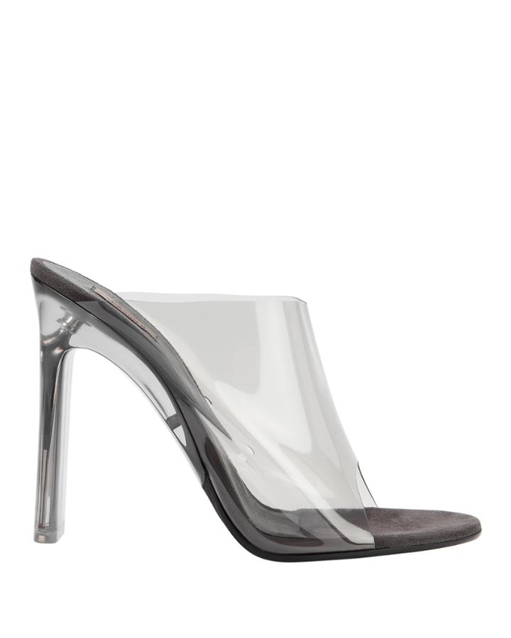 Yeezy Transparent Grey Mules Grey 39