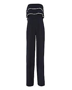 Jay Godfrey Johnston Strapless Jumpsuit