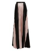 Amur Oliana Pleated Skirt Pink/black 4