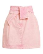 Ulla Johnson Drew Mini Skirt Pink Denim 6