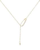 Loren Stewart Shapeshifter Safety Pin Chain Necklace Gold 1size
