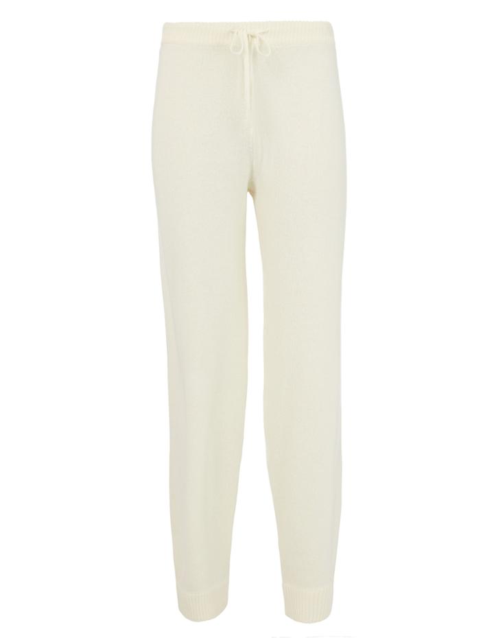 Exclusive For Intermix Intermix Kensington Ivory Cashmere Pants Ivory P