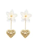Mallarino Antonia Orchid Earrings White/gold 1size