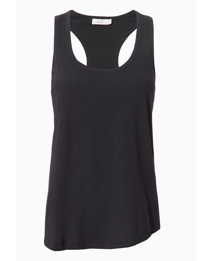Alc A.l.c. Asher Racerback Midnight Tank Navy P