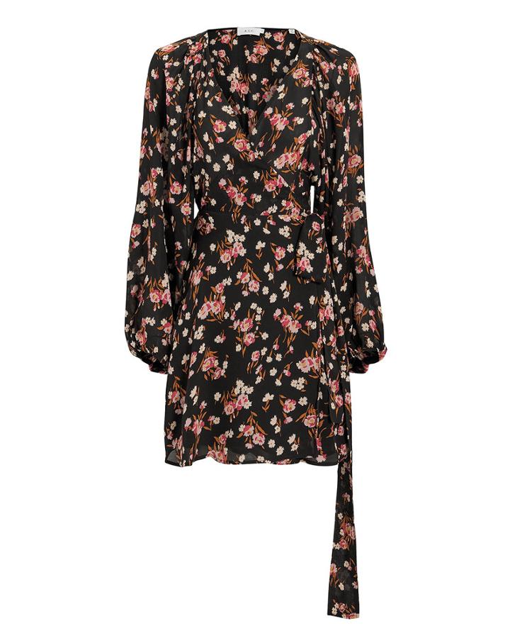 Alc A.l.c. Carlo Wrap Dress Multi 4