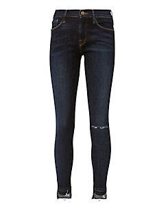 Frame Le Skinny De Jeanne Anchorage Release Stagger Skinny Jeans