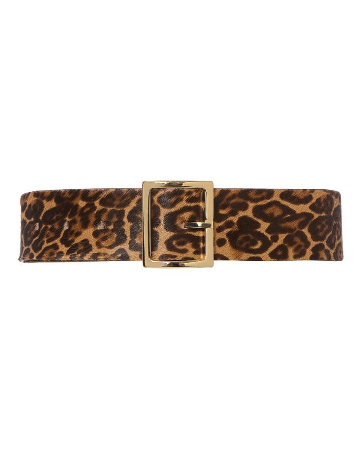 Maison Boinet Haircalf Leopard Belt
