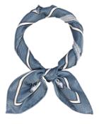 Exclusive For Intermix Intermix Nadia Paisley Scarf Blue-med 1size