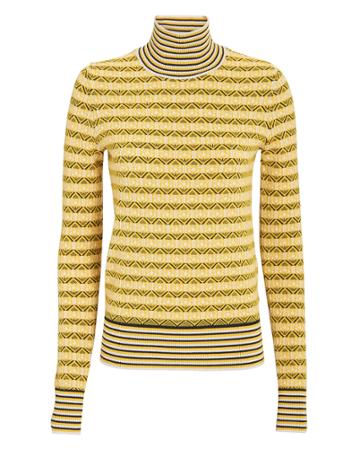 Carven Femme Carven Turtleneck Sweater Yellow S