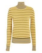 Carven Femme Carven Turtleneck Sweater Yellow S