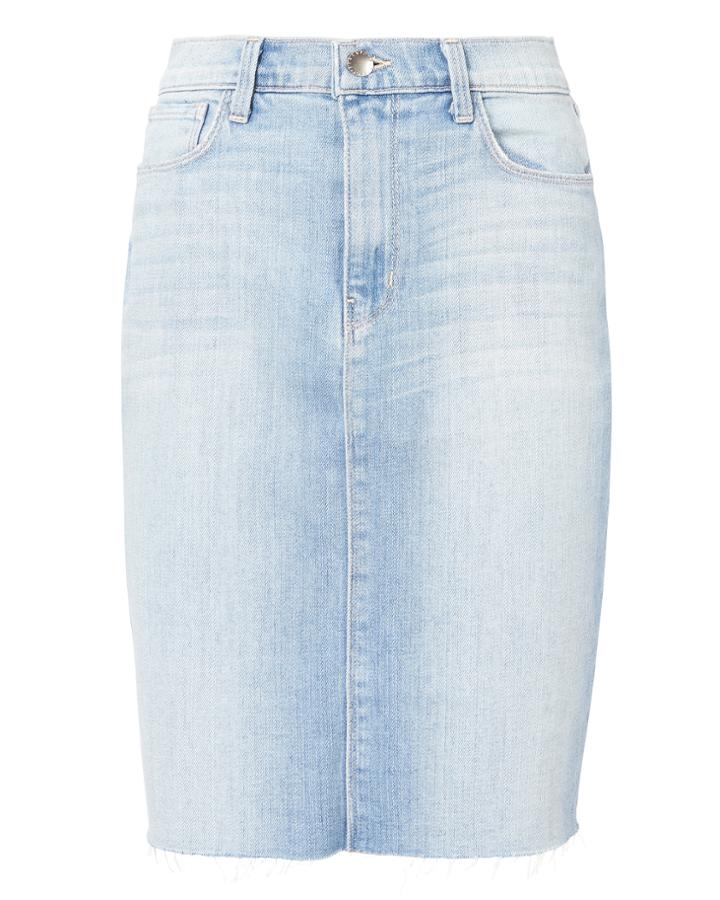 L'agence Montecito High-rise Denim Skirt