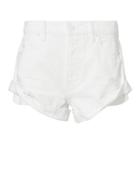Alexander Wang Hiked Rolled Shorts White 27