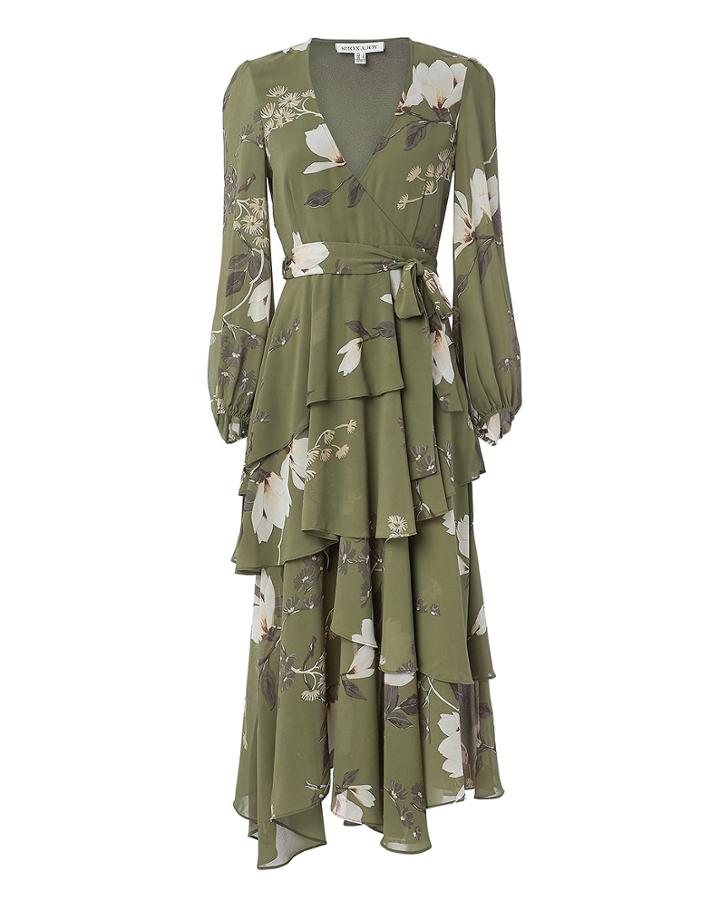 Shona Joy Harper Midi Dress Multi 6