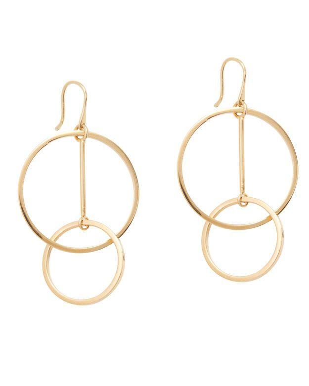 Lele Sadoughi Twisted Hoop Earrings