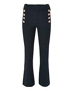 Derek Lam 10 Crosby Cropped Flare Sailor Trousers