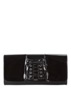 Perrin Le Corset Patent Handstrap Clutch