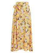Faithfull The Brand Jasmin Floral Midi Skirt Yellow/floral S