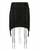 Helmut Lang Re-edition Aviator Mini Skirt Black Zero