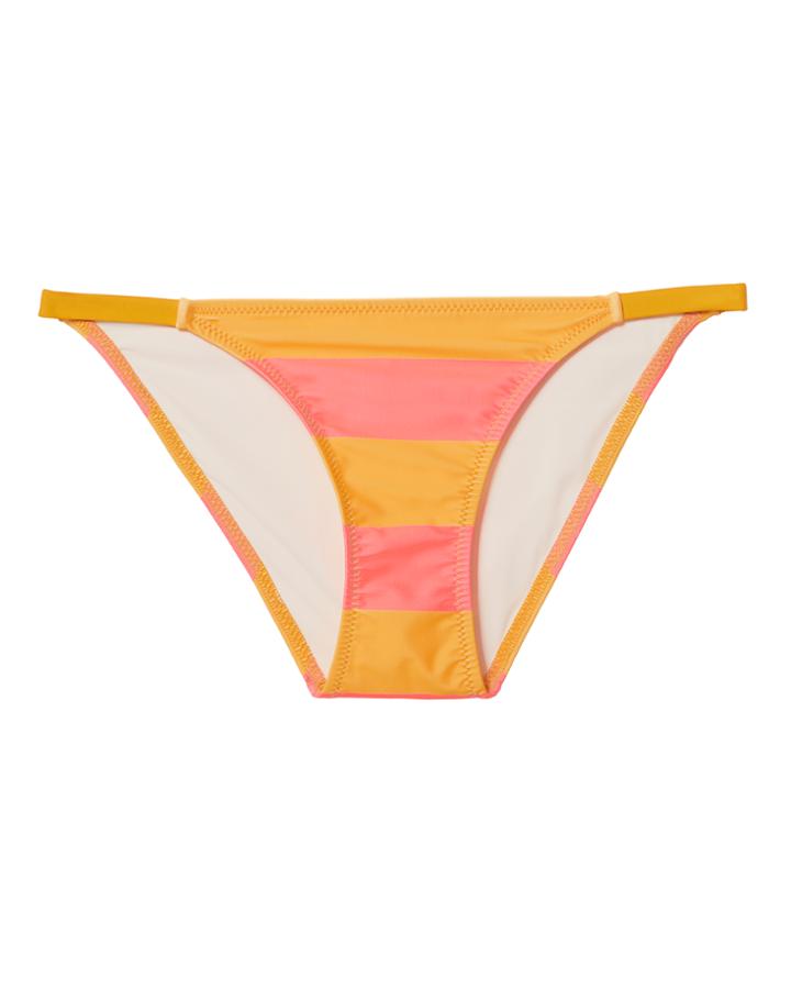 Solid & Striped Morgan Coral Stripe Bikini Bottom