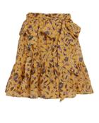 Ulla Johnson Zea Ruffle Mini Skirt Amber Floral 6