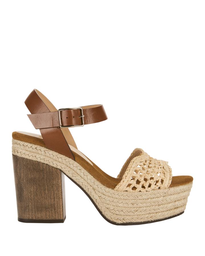 Castaner Mia Platform Sandals Beige 37