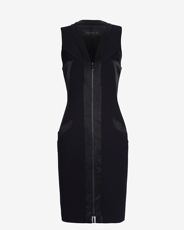 Barbara Bui Zipper Front Dress: Black
