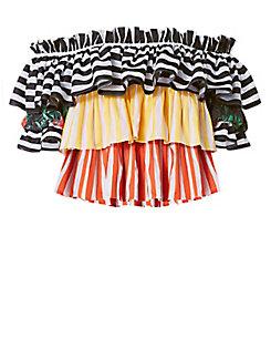 Caroline Constas Pandora Tiered Stripe Top