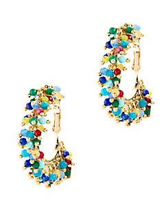 Rosantica Carmen Beaded Hoop Earrings