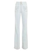 Veronica Beard Farrah Flare Leg Jeans Ivory 25