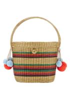 &quot;sophie Anderson Cinto Rainbow Straw Box Bag&quot;