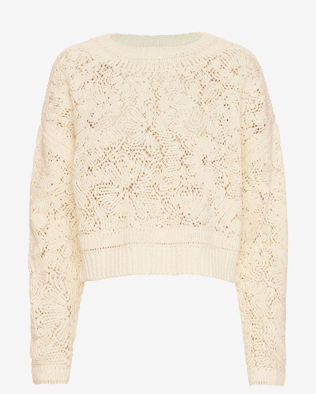 Ronny Kobo Naomi Crochet Sweater