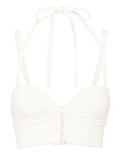 Jonathan Simkhai Pearl Studded Bustier