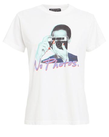 Monogram No Photos Jersey Tee White M
