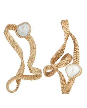 Stvdio Brooklyn Martine Pearl Earrings Gold 1size