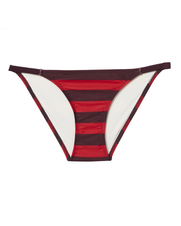 Solid & Striped &quot;solid &amp; Striped Morgan Bordeaux Bikini Bottom&quot;