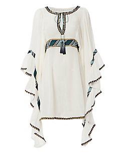 Talitha Waterfall Dramatic Sleeve Dress