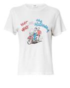 Re/done Her Way Classic T-shirt Ivory S
