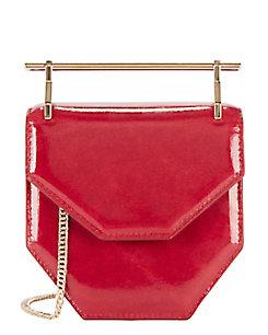 M2malletier Amor Fati Patent Leather Mini Shoulder Bag