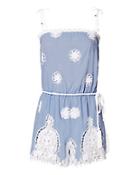 Miguelina Peggy Blue Romper