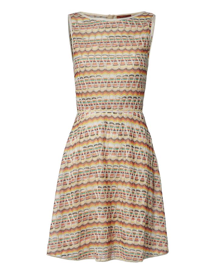 Missoni A-line Lam Knit Dress Multi 38