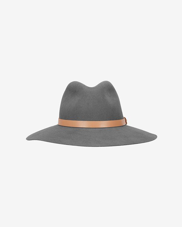 Rag & Bone Wide Brim Fedora: Grey