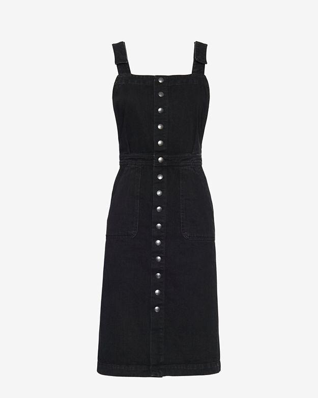 Mih Jeans Eastman Denim Dress: Black