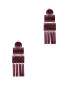 Lele Sadoughi Skyscraper Earrings Rose 1size